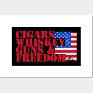 Cigars & Whiskey Posters and Art